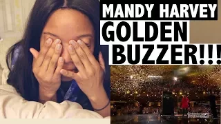 MANDY HARVEY - Simon's Golden Buzzer  - REACTION!