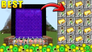 Best Gold XP Farm for Minecraft Bedrock 1.20 (MCPE - Xbox - PS4)