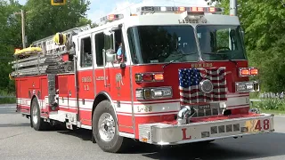 Somers FD Ladder 48, Ambulance 80B4, & Car 2442 Responding