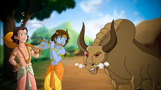 Krishna aur Balram - क्रोधित बैल | Cartoons for kids | Fun videos for kids