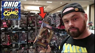 TOY HUNTING AT THE OHIO TOY AND COMIC SHOW! NEW MARVEL LEGENDS (RARE) MEZCO ONE12, STAR WARS!