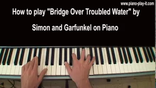 Bridge Over Troubled Water Piano Tutorial Simon and Garfunkel