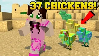 Minecraft : 37 EPIC NEW CHICKENS!!! (DIAMOND, TNT, EXPERIENCE, & MORE!) - Mod Showcase