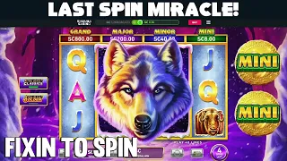 LAST SPIN MIRACLE!! 🐺 BIG WIN on TUNDRA WOLF on Chumba Casino