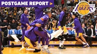 Postgame Report: Lance Stephenson's Ankle Breaker Highlights Lakers Win Over Wizards