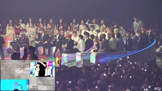 Idols reaction to Bts vcr at 2018 mma daesang artist through years