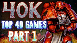 ТОП-40 лучших видеоигр WARHAMMER 40K, часть 1 | NRD