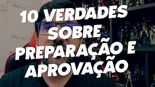 🔴 10 VERDADES SOBRE ESTUDO, PREPARAÇÃO E APROVAÇÃO EM CONCURSOS | PROF UBIRAJARA CASADO 🔴