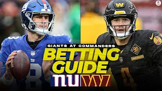 Giants vs Commanders Betting Preview: FREE expert picks, props [NFL Week 15] | CBS Sports HQ