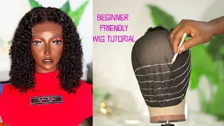 HOW TO DO A LACE CLOSURE WIG FOR BEGINNERS | FT She's Omoni Hair