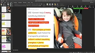 10 KET pamoka XXVI - XXX kelių eismo taisyklių skyriai Vairavimo teorija Regitra Audio Video