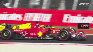 Charles Leclerc pole position team radio