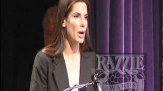 Sandra Bullock takes bow at the RAZZIES®