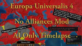 EU4 No Allies Mod - AI Only Timelapse