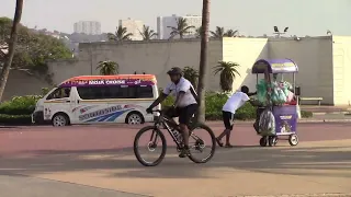 Photographing Durban North Beach with a Panasonic Lumix LX1