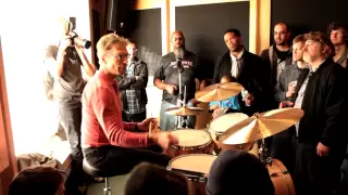 John Riley Demonstrates Technique at Vic's Drum Shop