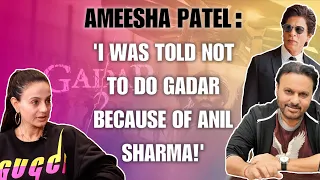 Why did Ameesha Patel not work with Shahrukh Khan?