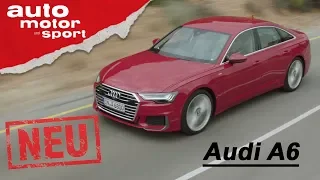 Audi A6 (2018) - exklusive Neuvorstellung / Test / Review | auto motor und sport