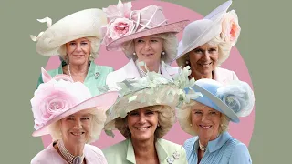 Шляпы королевы Камиллы: вычурность и объём.