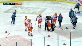 Spiro Goulakos vs Colton Fretter EIHL fight 5-1-18