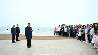 Xi Jinping inspecte la ville de Rizhao, dans l'est de la Chine