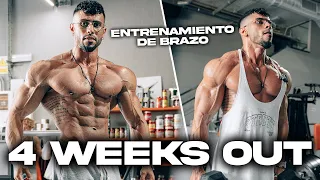 4 semanas para COMPETIR + ENTRENO de BRAZO | IFBB PRO MENS PHYSIQUE