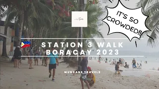 [4K] Boracay Station 3 Walk | February 2023 | Walking Tour | Aklan, Philippines