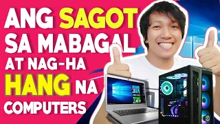 How to Speed Up Windows 10 Performance (Tagalog) Paano Pabilisin ang mabagal na PC Settings Solution