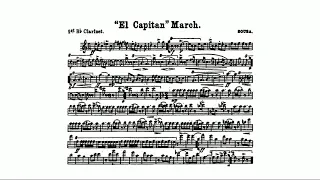 El Capitan March: 1st B-flat Clarinet: John Philip Sousa