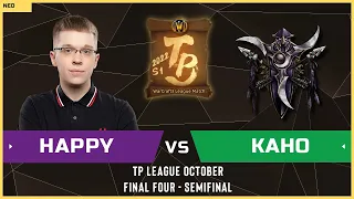 WC3 - TP League M4 - Semifinal: [UD] Happy vs Kaho [NE]