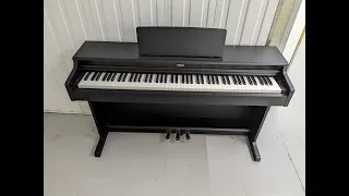 Yamaha Arius YDP-164 digital piano in satin black finish stock number 23236