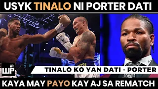Usyk TINALO ni Shawn Porter Noon kaya may PAYO kay Anthony Joshua kung Paano MANALO sa Rematch