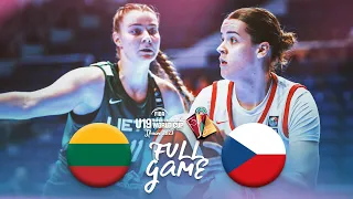 Lithuania v Czech Republic | Full Basketball Game | FIBA U19 Women's Basketball World Cup 2023