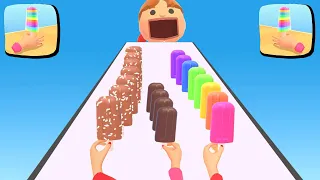 Popsicle Stack - All Levels Gameplay Android,ios game Mobile Game New Update (Levels 69-70)