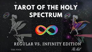 Tarot of the Holy Spectrum Comparison - Regular vs Infinity Editions