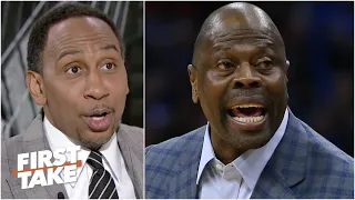 Stephen A. & Max react to Patrick Ewing being annoyed at MSG security | First Take