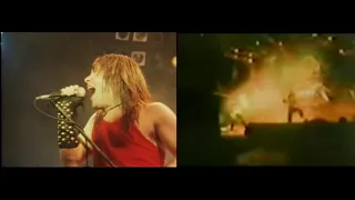 Iron Maiden - The Prisoner (Hammersmith 1982 [HQ Audio] Splitscreen