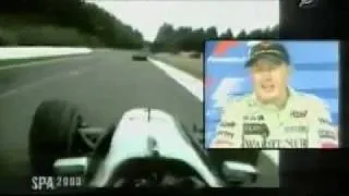 Häkkinen vs Schumacher (Spanish) Belgium GP 2000