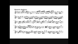 Johann Sebastian Bach: Bourrée anglaise (Cetti, trumpet)