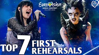 Eurovision 2024 - My Top 7 (First Rehearsals Day 1)