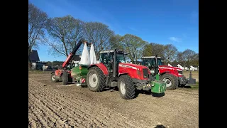 #VLOG Nawożenie pod kukurydzę u Mateusza/ MF 7495/MF 7718/HL 8011/ Manitou / MF 8470 Dyna VT