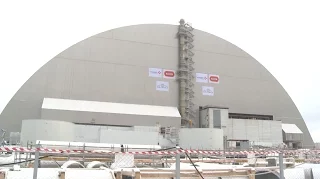 Ukraine Unveils New Safety Cover over Chernobyl Nuclear Reactor