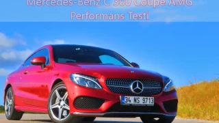 Mercedes-Benz C 300 AMG Coupe 2016 test (0-100 km/h, 100-0 km/h)