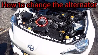 How to replace an alternator on a Scion FR-S / BRZ / GT86