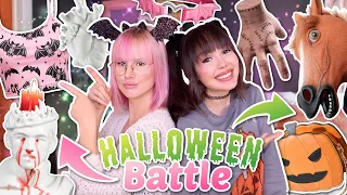 BFF Battle 👯‍♀️ Halloween Shopping Challenge | ViktoriaSarina