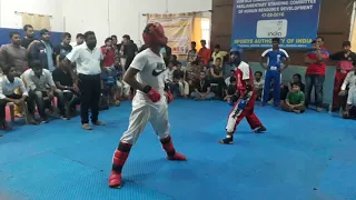 Finals fight wako kickboxing district level best point frighter in mumbai