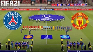 FIFA 21 | PSG vs Manchester United - UEFA Super Cup - Full Gameplay