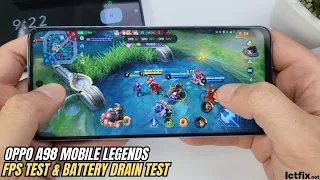 Oppo A98 5G Mobile Legends Gaming test CODM | Snapdragon 695 5G, 120Hz Display