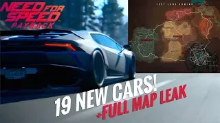 Need For Speed Payback : All New Spotted/Leaked Cars [19] & Complete Map!