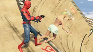 GTA 5 Epic Ragdolls | SPIDERMAN ep.52 (Funny Moments)